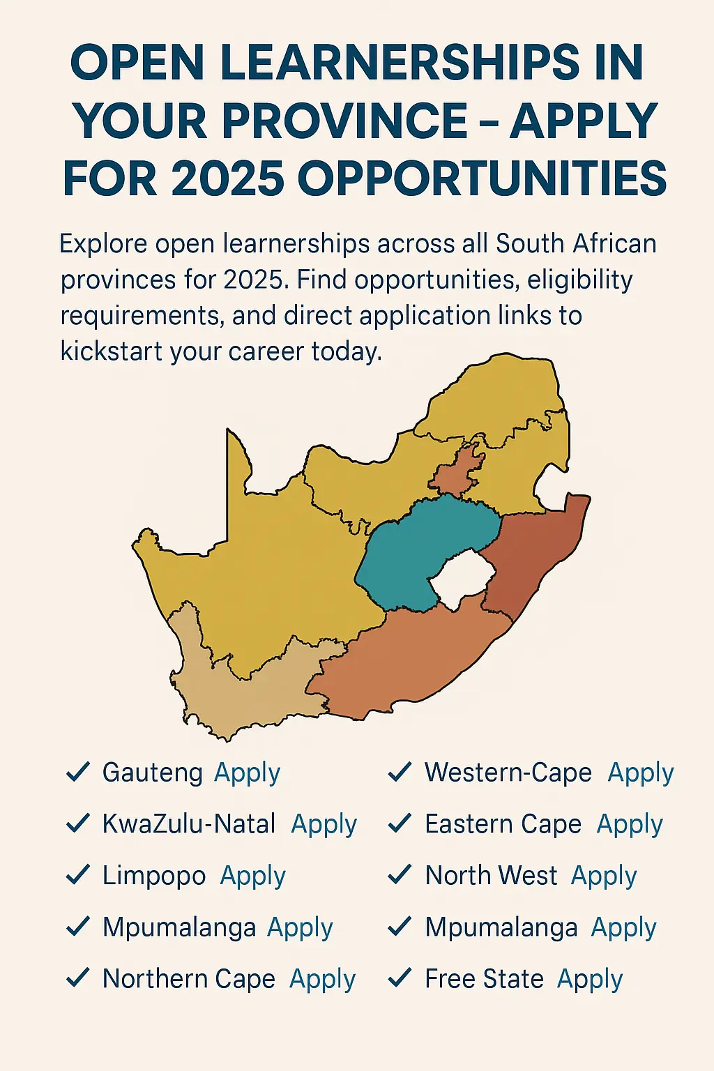 You are currently viewing Open Learnerships in Your Province – Apply for 2025 Opportunities